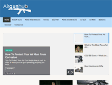 Tablet Screenshot of airgunhub.com